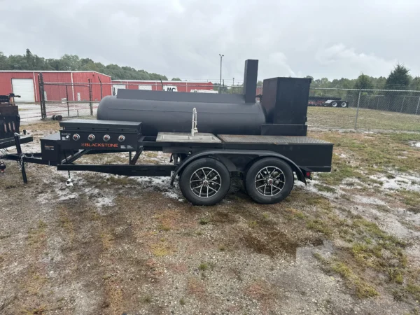 250 Gallon Tank Tandem Offset BBQ Smoker - Image 3