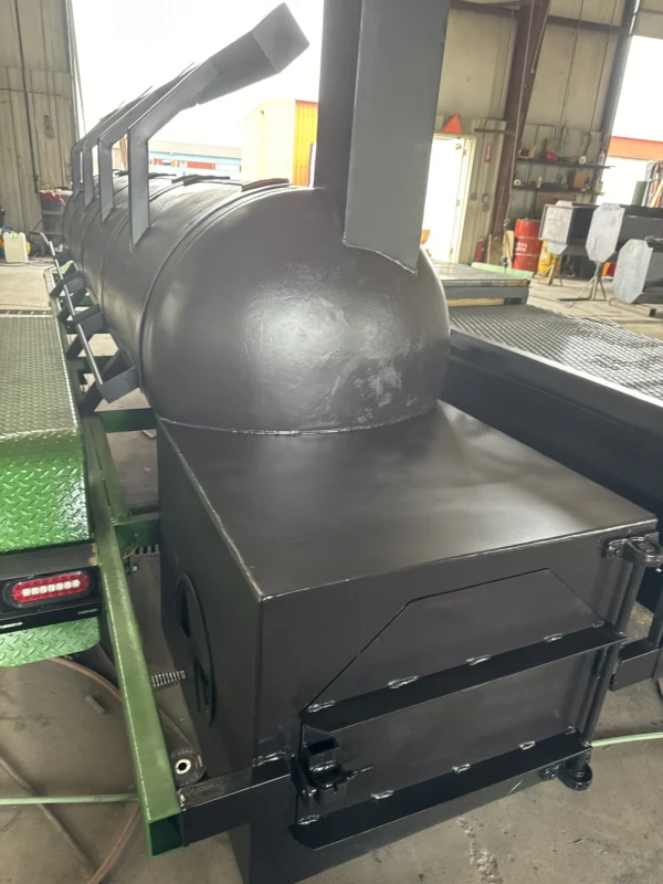 1000 Gallon Tank Offset Tandem Smoker - Image 6