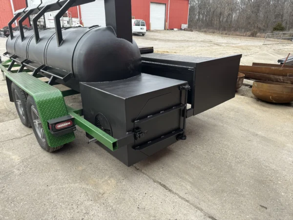 1000 Gallon Tank Offset Tandem Smoker - Image 5