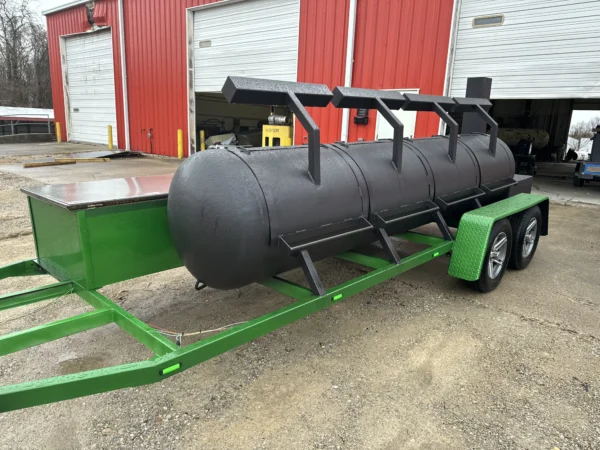1000 Gallon Tank Offset Tandem Smoker - Image 4
