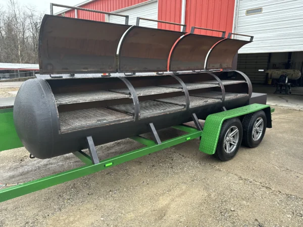 1000 Gallon Tank Offset Tandem Smoker - Image 3
