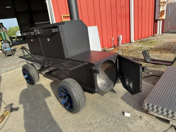 48-Inch Off Road Backyard BBQ Smoker - Image 5